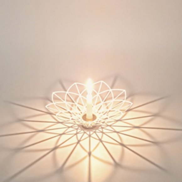 Anthropologie Flower Candle Holder - Picture 2 of 5